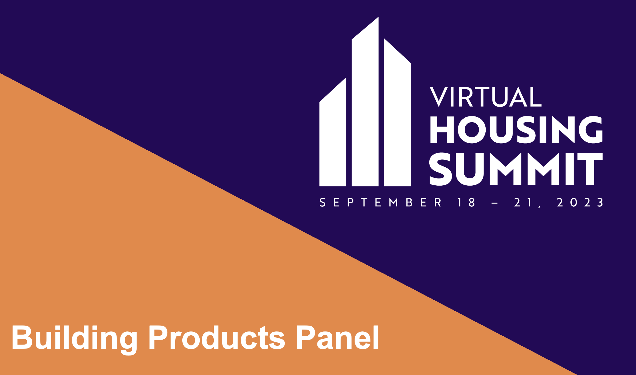 Housing Summit 2023: Building Products Panel